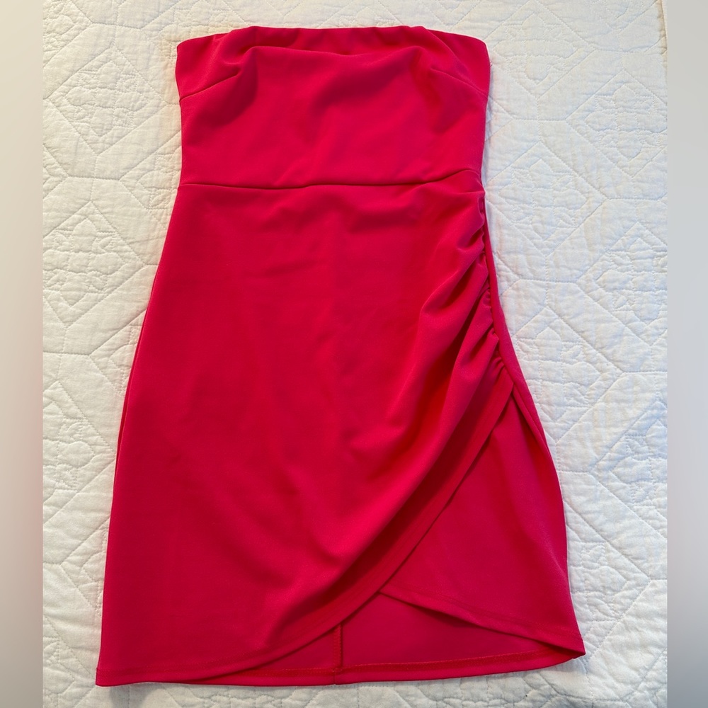 Blue Blush Bright Pink Dress Size Small